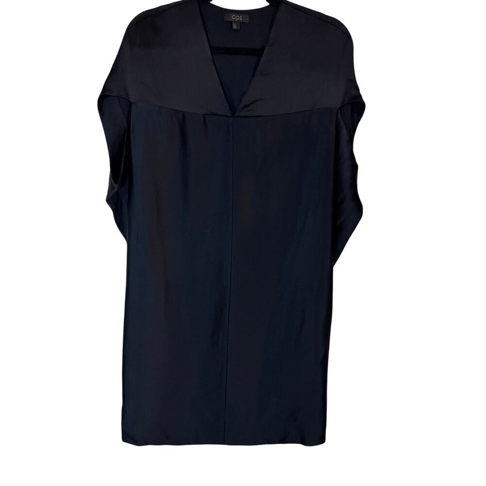 Cos Batwing Dress in Black Size 4